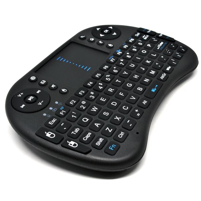 keyboard mini wireless i8 2.4GHz dengan Touch Pad & Fungsi Mouse Untuk PC laptop Smart TV hp - Lutfh