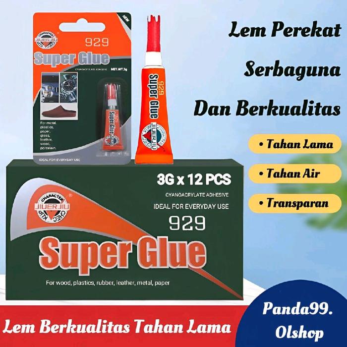 (12 Packs) Lem Sepatu / Lem Besi / Lem Plastik / Lem Kaca / Lem Sandal