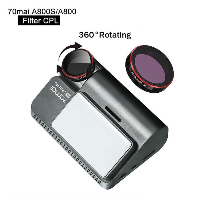 Untuk Original 70 Mai Dash Cam A800s CPL Polarisasi atau RC06 Kamera