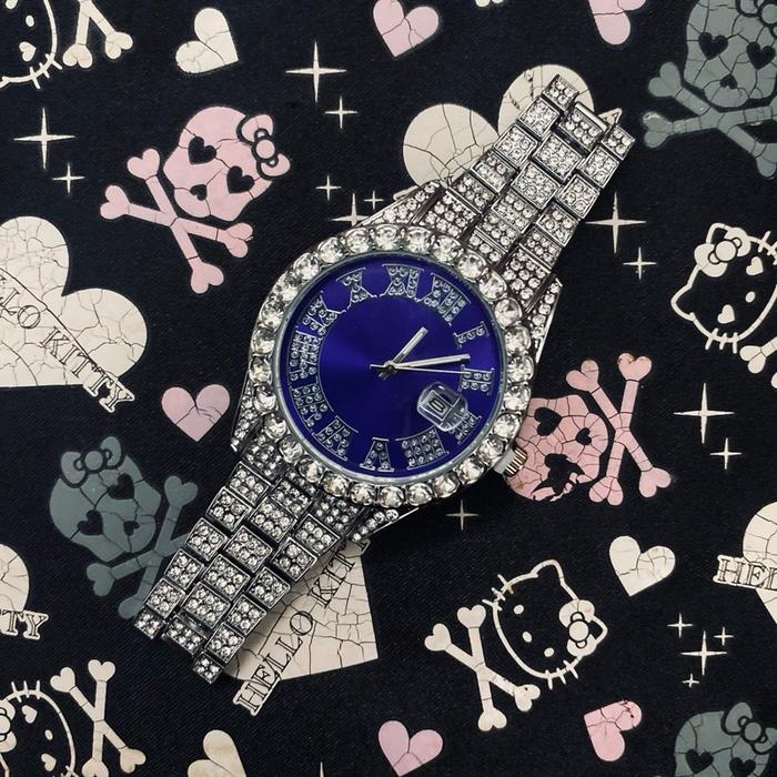 Jam Tangan Hip-Hop Iced Out Unisex Watches