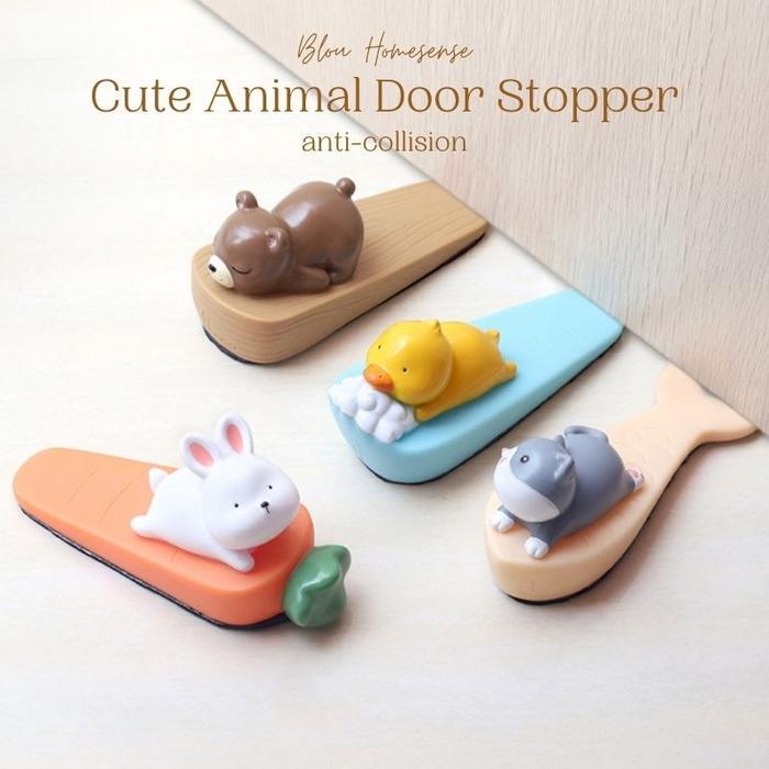 (EM) Blou Karet Penahan Pengganjal Ganjal Pintu Door Stopper Lucu Aesthetic
