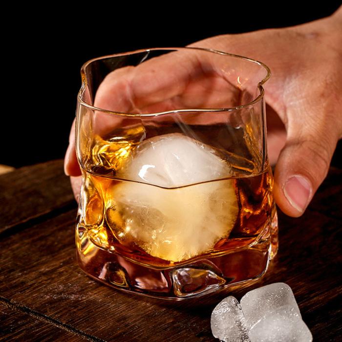 Irregular Transparent Glass Cup Wine Glass Girl Coffee Milk