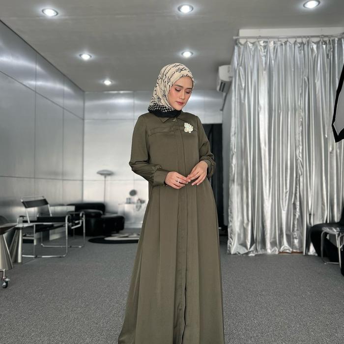 ABAYA FARASYA // saeeda official // dress mewah // daily dress // busui bumil wudhu friendly // oute