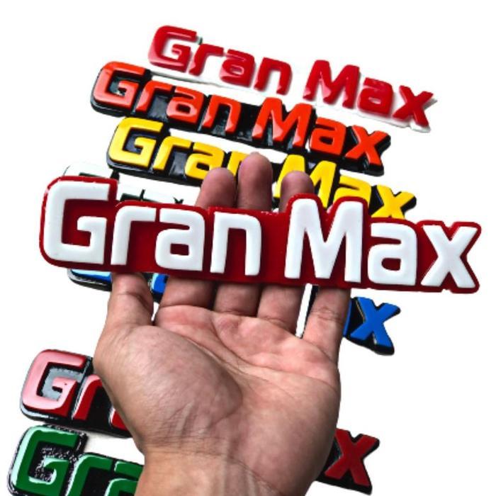 EMBLEM MOBIL GRANMAX VARIASI MODIFIKASI TIMBUL 3 DIMENSI BAHAN FIBER GLASS BUKAN STIKER