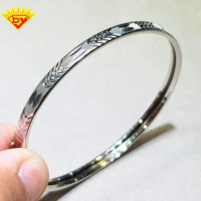 GELANG EMAS BANGLE EMAS PUTIH KADAR EMAS 750