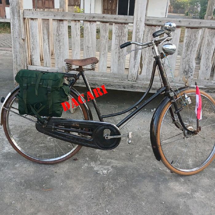 Tas Ransel Sepeda onthel jadul Kuno