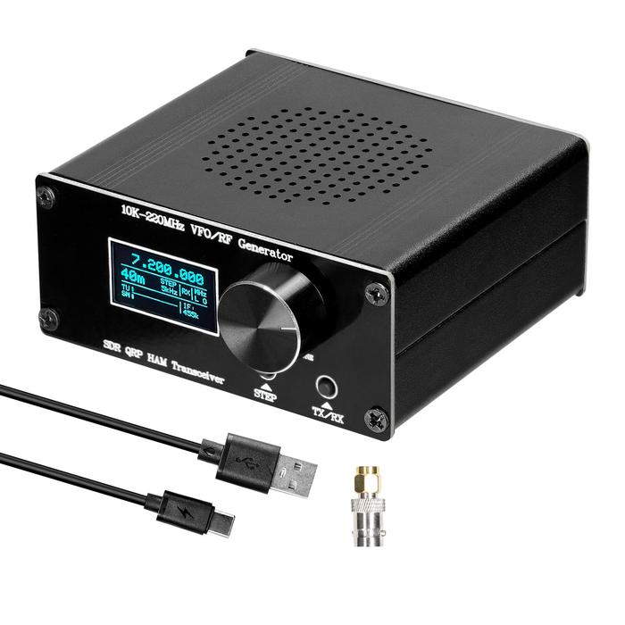 20K-220MHz Superheterodyne Receiver SDR HAM QRP Transceiver RF Generator VFO Radio Debugger Software