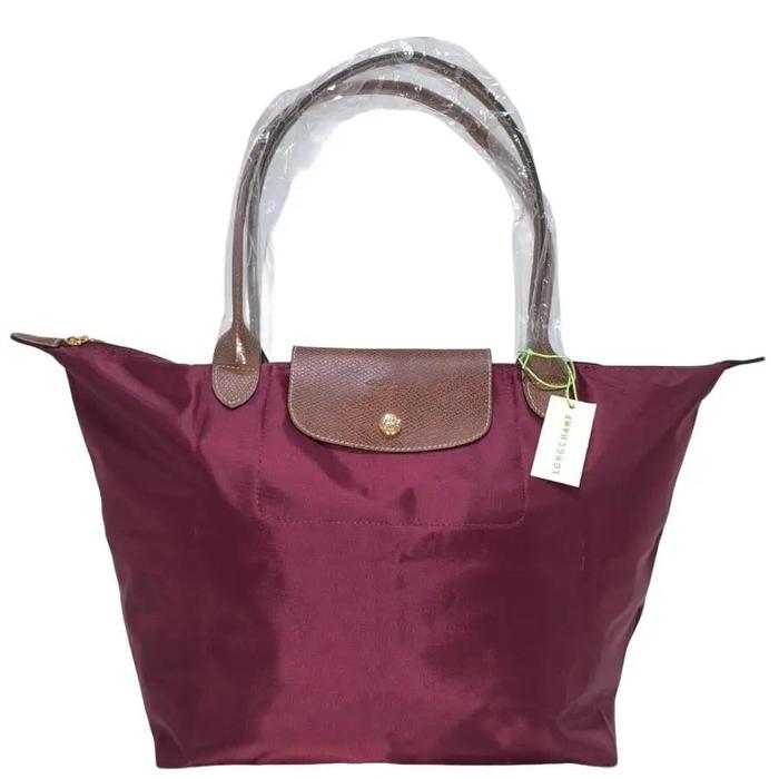 Longchamp Tas Wanita Medium dari Kulit dan Bahan Parasut Original Populer di Indonesia