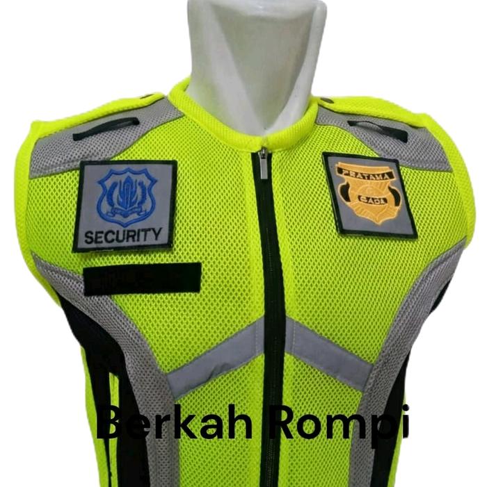 rompi scurity, rompi satpam, rompi kai,
