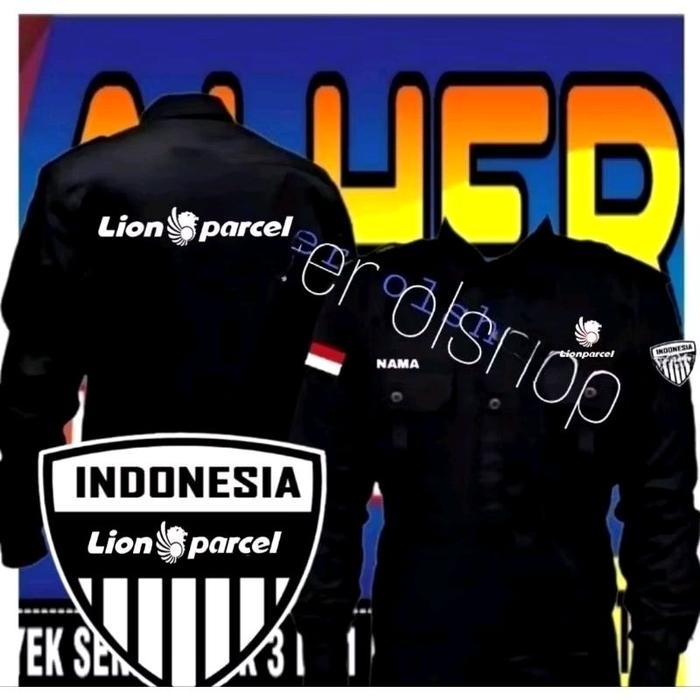 ready stok kemeja lion parcel baju lion parcel seragam lion parcel Pdl Lion Pdh Lion parcel kemeja k