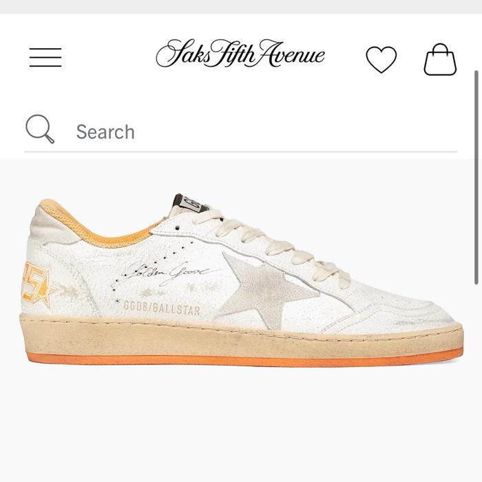 golden goose crack leather size 42 Shoes