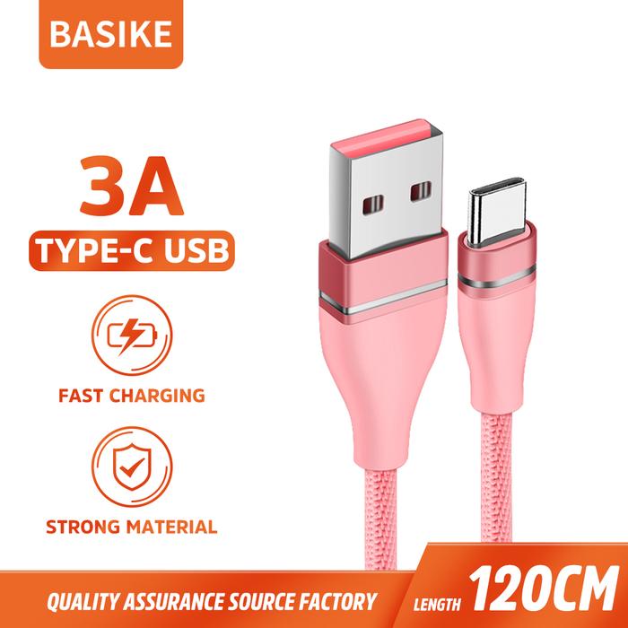 KM36 - Kabel Data Type C Charger Fast Charging for Samsung Xiaomi Vivo Oppo Macaron Tahan Lama
