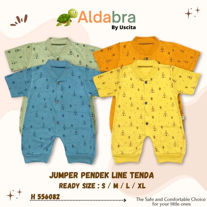 Jumper pendek motif tenda Aldabra by Uscita M