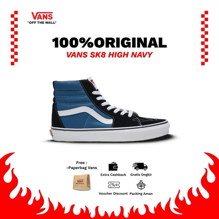 VANS SK8 HIGH NAVY | BNIB 100% ORIGINAL