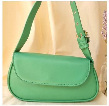 TAS WANITA CK FRONT FLAP ASYMETRICAL SHOULDER BAG