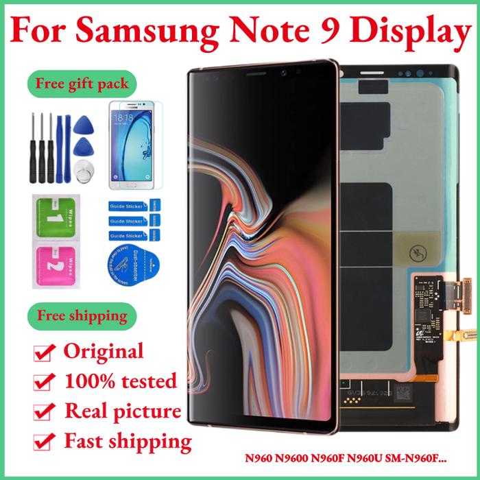 Original Note 9 N960 Display For Samsung Galaxy Note 9 LCD Screen No