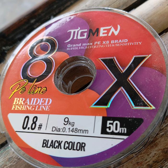Senar Pancing pe Jig man black kuat
