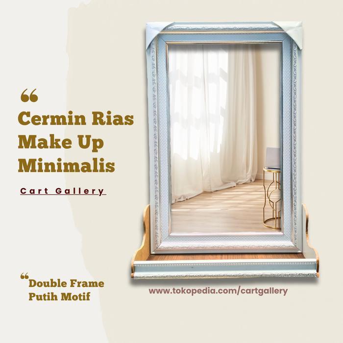 Cermin Aesthetic Dinding Tolet Rias Rak Cermin Kosmetik Dekorasi