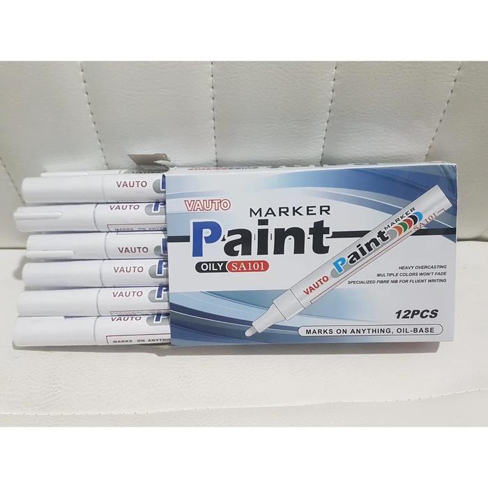 Paint Marker White Not Spidol Toyo Spidol Ban Warna Putih Spidol Ban Motor Mobil