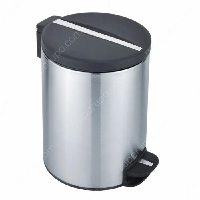 READY KRISBOW Pedal Bin 12 Liter, Tempat sampah injak kaki - Stainless Steel