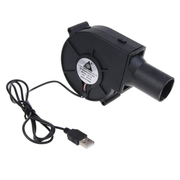 USB BBQ Air Blower Portable BBQ Fan Air Blower Handheld Barbecue Fan