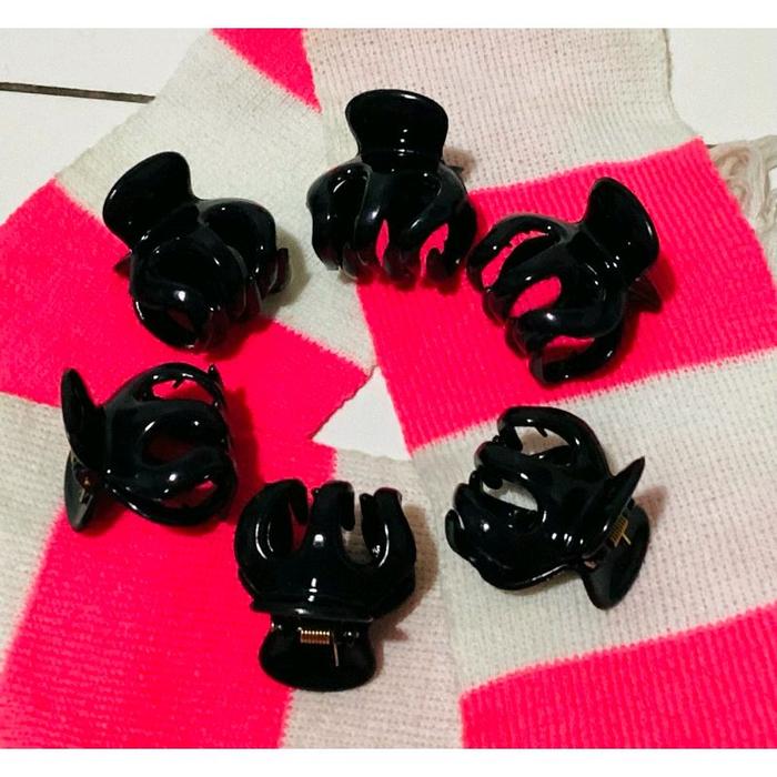 jedai hitam cakar 3,jepitan rambut jedai 5cm