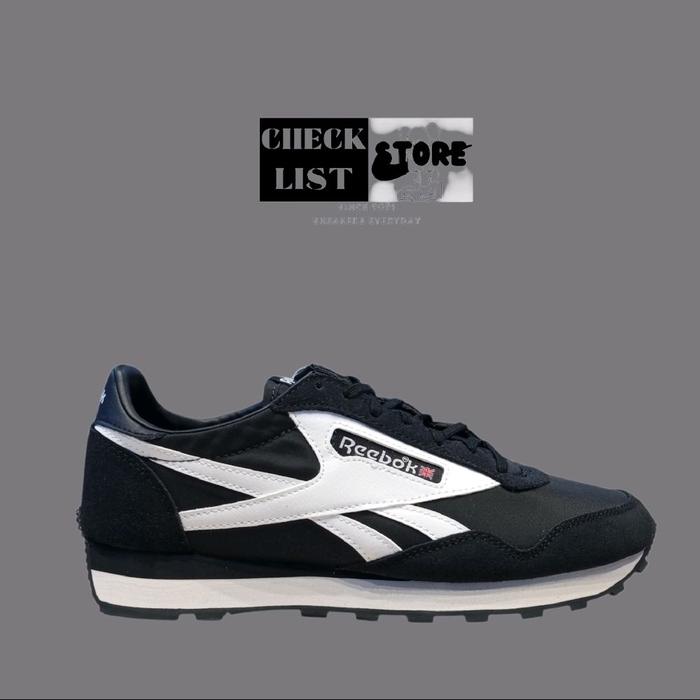 SEPATU REEBOK AZTEC II SNEAKERS ORIGINAL 100% (MENS) C002310467 BLACK/WHITE