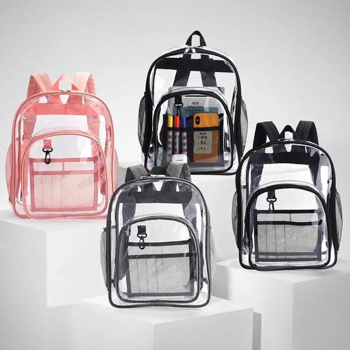 PREMIUM VIRAL TAS RANSEL KONSER BLACKPINK bening anti tahan air waterproof HITAM PINK PUTIH BIRU LIG