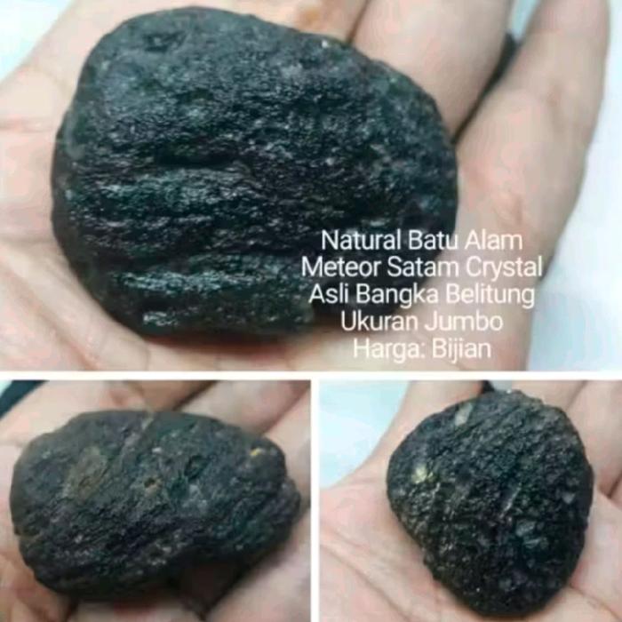 Natural Batu Meteor/Satam Bangka Belitung UK Jumbo