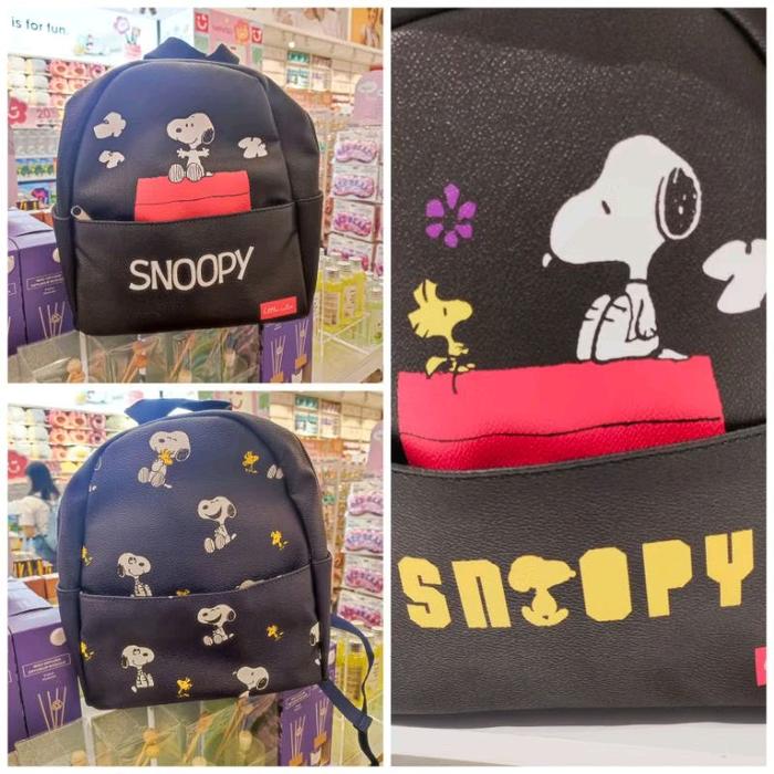 Miniso Tas Ransel Snoopy Summer Travel Collection Backpack