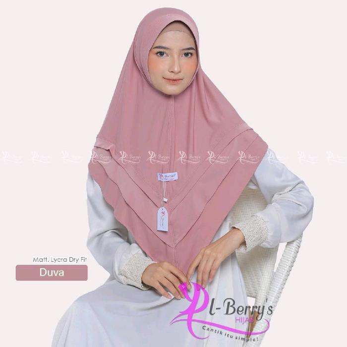 Abhijabstore - El-Berrys Duva Jilbab Instan Jersey Pet Antem Kerudung Nyaman