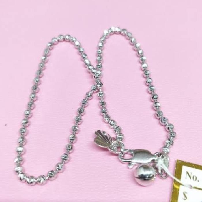 GELANG BIJI LADA ARSIR HWT EMAS PUTIH 75 BRACELET GOLD