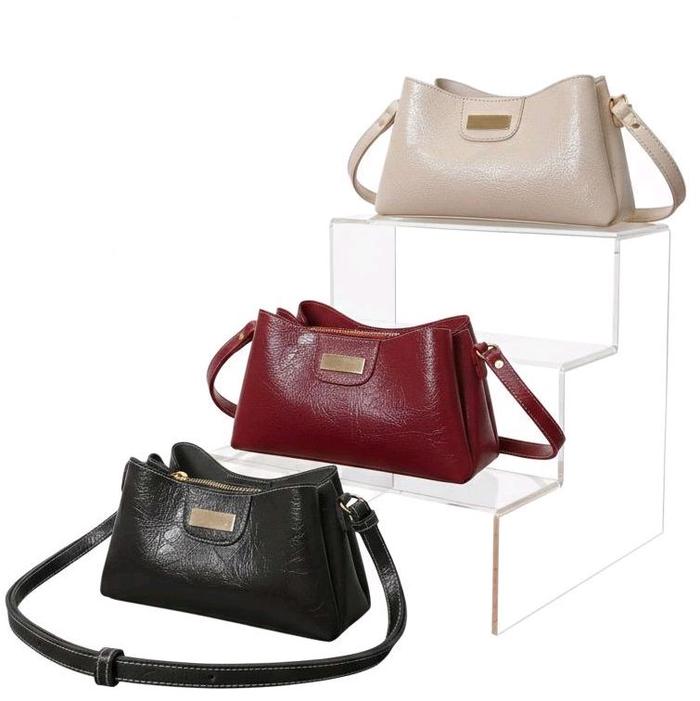 Lalastore1 Tas Selempang Wanita 3 Ruang JESSY BAG Terbaru Bahan Kulit Premium Size 25x12x7 Cm