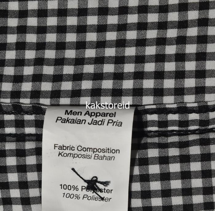 CRATER Kemeja Pria Formal Lengan Panjang Putih Motif Reguler CER 02