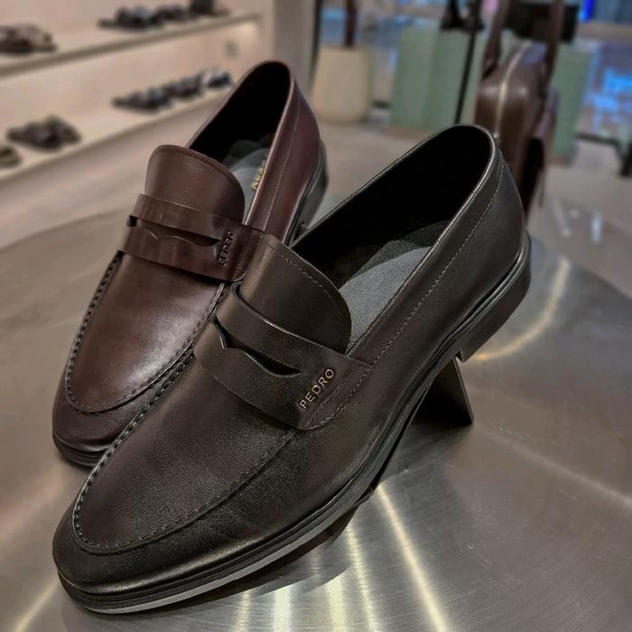 Pedro Men's Formal Loafers Authentic Shoes - Sepatu Pantofel Pria Kulit Asli Desain Elegan & Simple
