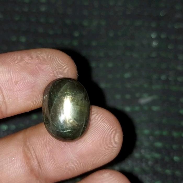 Batu mulia Sapphire Hitam Thailand Bangsing Asli ruby black star