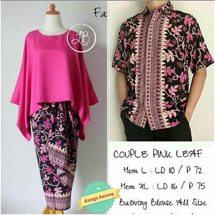 Couple Kebaya Batwing Rok Lilit Latifah Batik -Gratisongkir