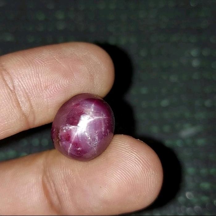Batu Permata Ruby Madagaskar Bintang Asli