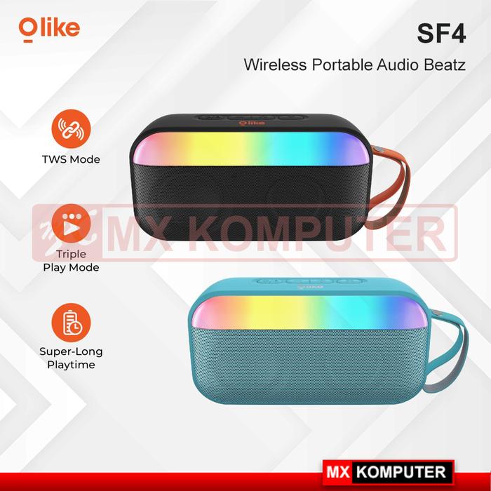 OLIKE SPEAKER BLUETOOTH PORTABLE STEREO TWS WIRELESS SPEAKER MIC SF4