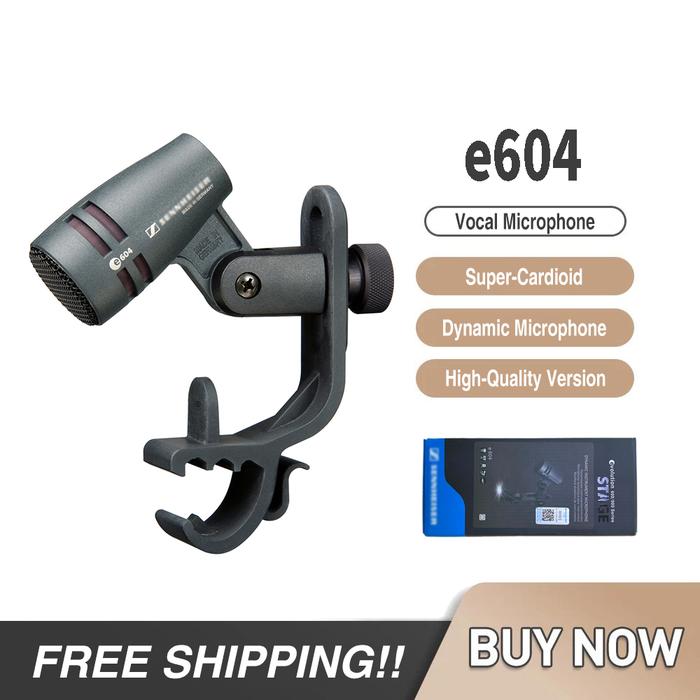 e604 Drum Cardioid Musical Instrument Microphone Kit Condenser Mic