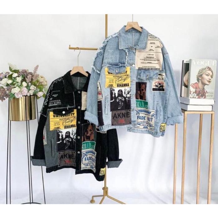 ◤Promo◢ Jaket Jeans Premium Ori Cantik China