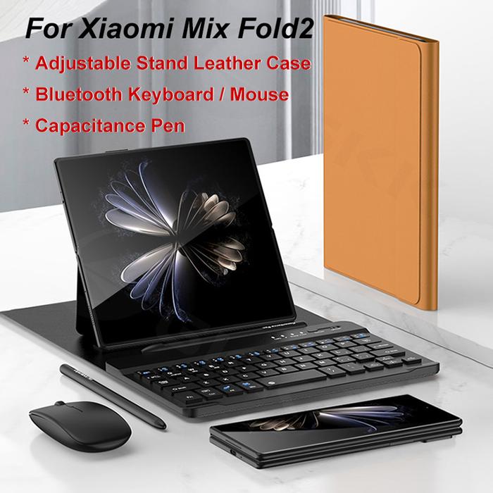 GKK Leather Fold Stand Keyboard Case For Xiaomi Mix Fold 2 Fold2
