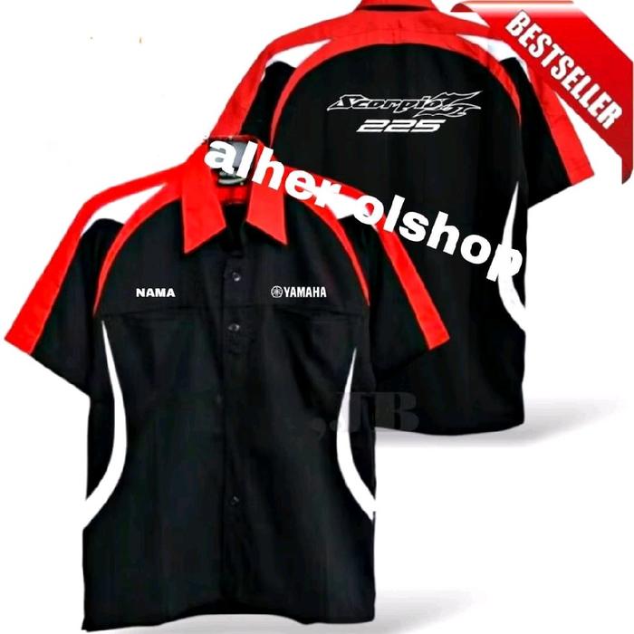 Kemeja Kemeja Yamaha scorpio baju Yamaha scorpio seragam Yamaha scorpio Pdh Yamaha scorpio kemeja ke