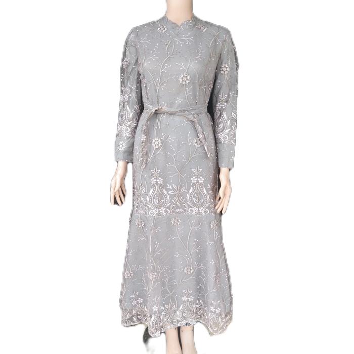 Tseya Kebaya Modern Model Duyung Gamis Duyung Kebaya Tradisional Wanita dengan Desain Elegan Motif B