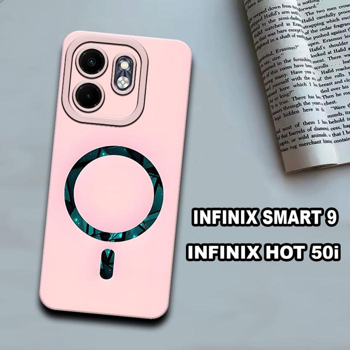 S21-Softcase procamera untuk INFINIX SMART 9 - INFINIX HOT 50i - bahan karet lentur-motif Logo - all