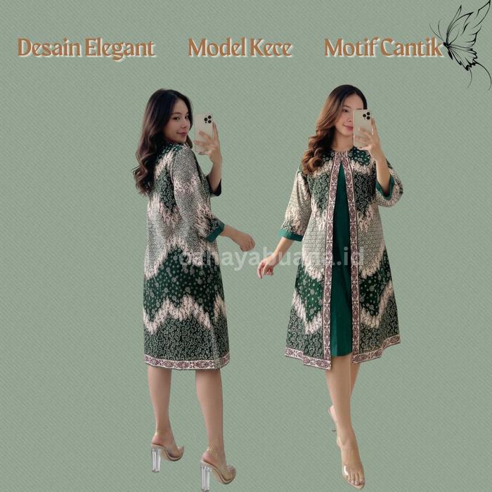 Dress Batik EILA A DRS RH 942 / Dress Midi Batik##
