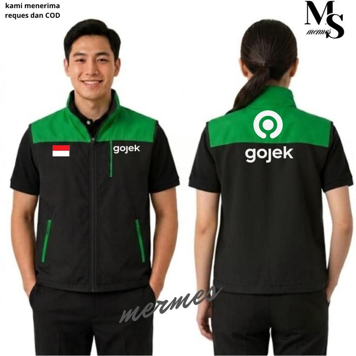 Rompi Draiver Ojol Gojek Terbaru, Murah Bisa Custom COD