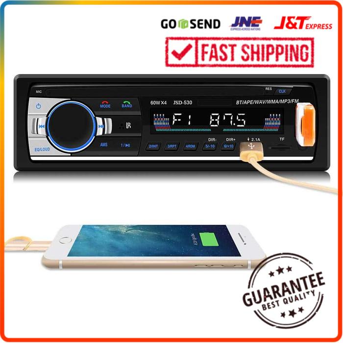 PROMO Audio Mobil Bluetooth USB Car MP3 Player - JSD-530 single din singgel din