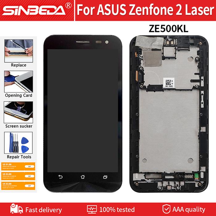 5.0" Original LCD For ASUS Zenfone 2 Laser ZE500KL LCD Display Touch
