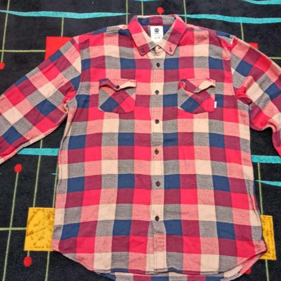 flanel element sketboarding second Pria Motif